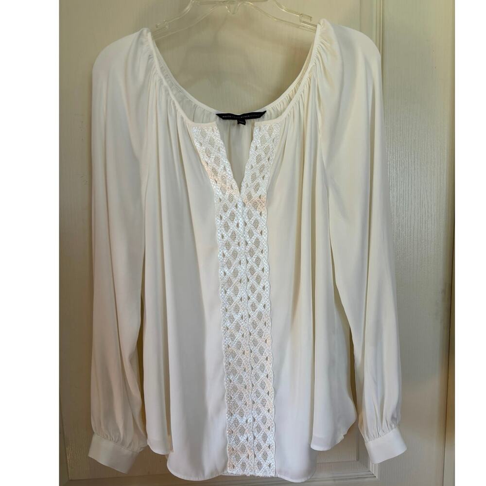 White House Black Market Women’s Size 14 ivory blouse